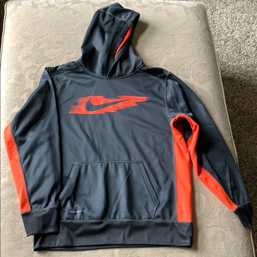 Nike Dark Grey/Orange Sweatshirt